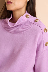 AMETHYSTE PURPLE EASE PULLOVER