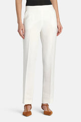 AMMENDA CREAM LINEN TROUSERS