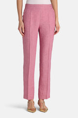 AMMENDA PINK LINEN TROUSERS
