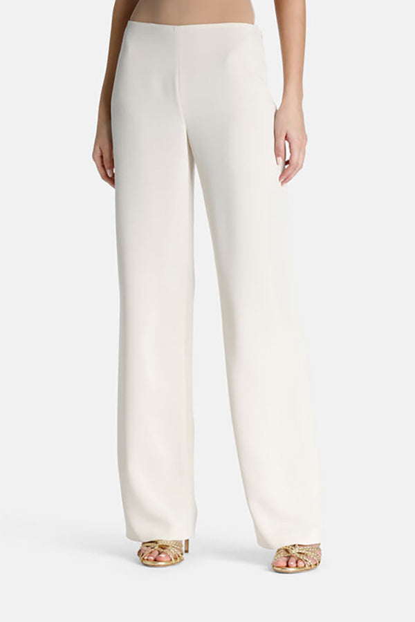 ANIS I IVORY FLOWING TROUSERS