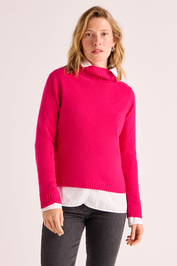 ANUAGITE CASHMERE TURTLENECK PULLOVER