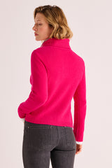 ANUAGITE CASHMERE TURTLENECK PULLOVER