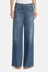 APPRETTO BLUE WIDE-LEG JEANS