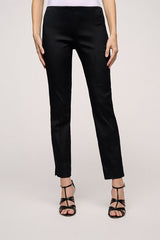 AQUIL I BLACK STRETCH SHANTUNG TROUSERS