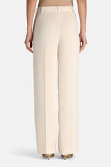 ARCHIMEDE CREAM WIDE-LEG TROUSERS