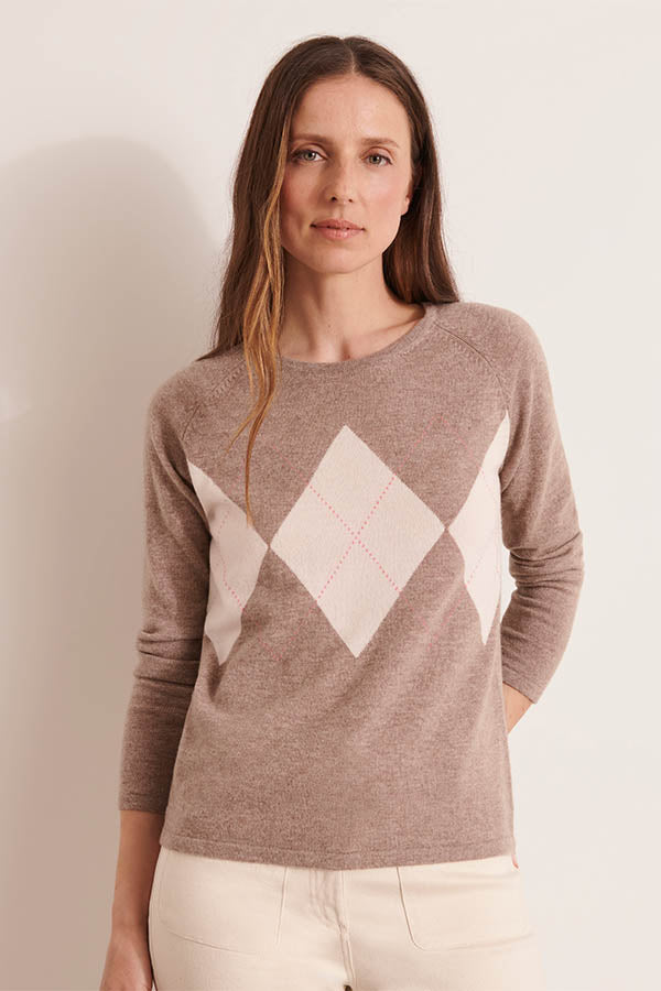 ARLINGTON INTARSIA KNIT SWEATER