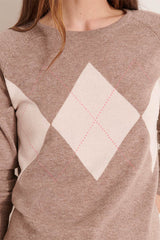 ARLINGTON INTARSIA KNIT SWEATER