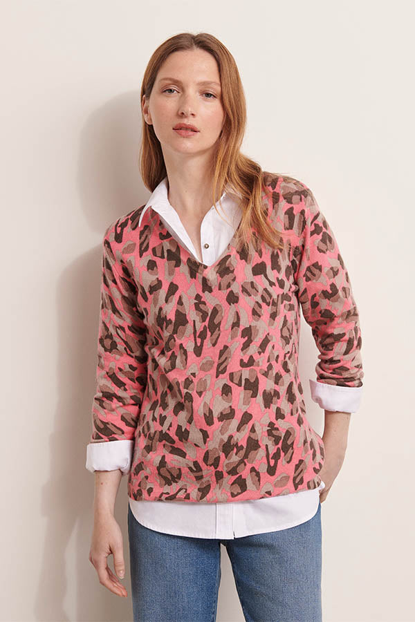 ASPLASH PRINTED SWEATER
