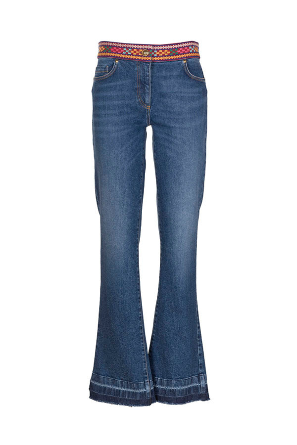 ASSENZA EMBOIDERED JEANS