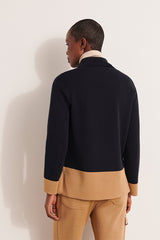 ASTI1927 MERINO WOOL BOX HIGH NECK SWEATER