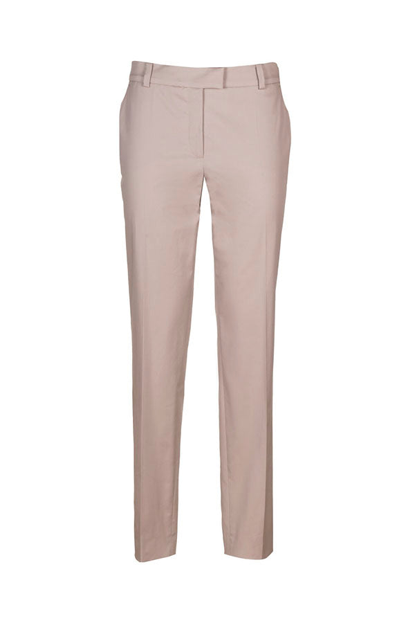 ALPACA BEIGE CIGARETTE TROUSERS