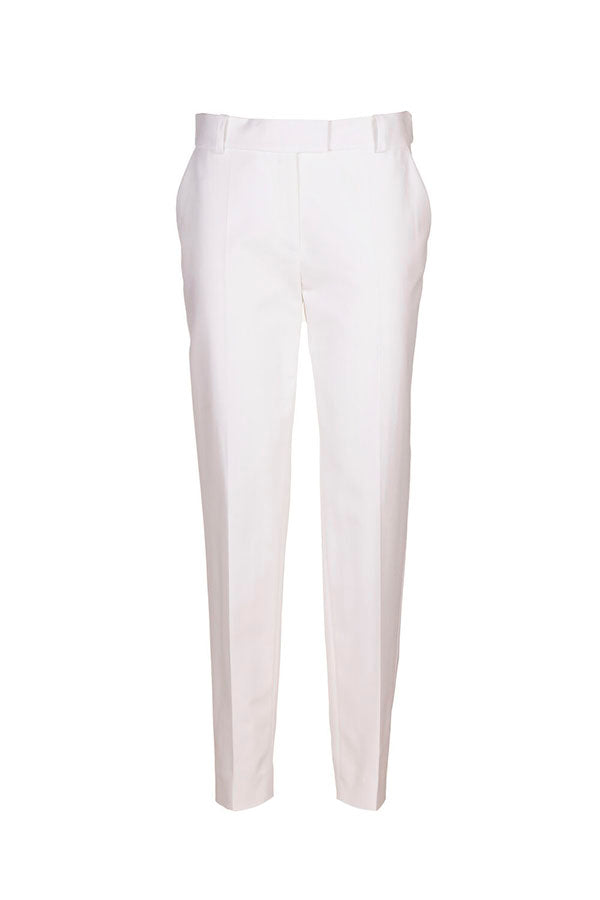 ALPINO WHITE CIGARETTE TROUSERS