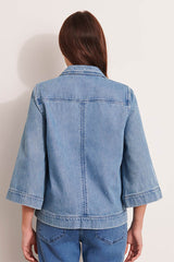 BALI12-BIS SHORT BUTTON-DOWN JACKET