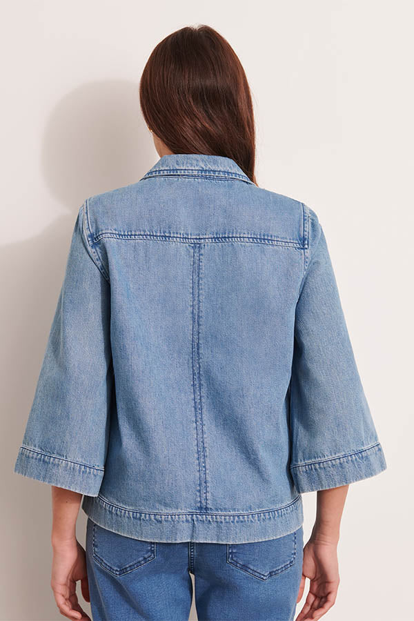 BALI12-BIS SHORT BUTTON-DOWN JACKET