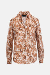 BANCARELLA TABACCO OMBRE-PRINT SHIRT