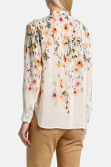 BARONESSA FLORAL SILK BLOUSE