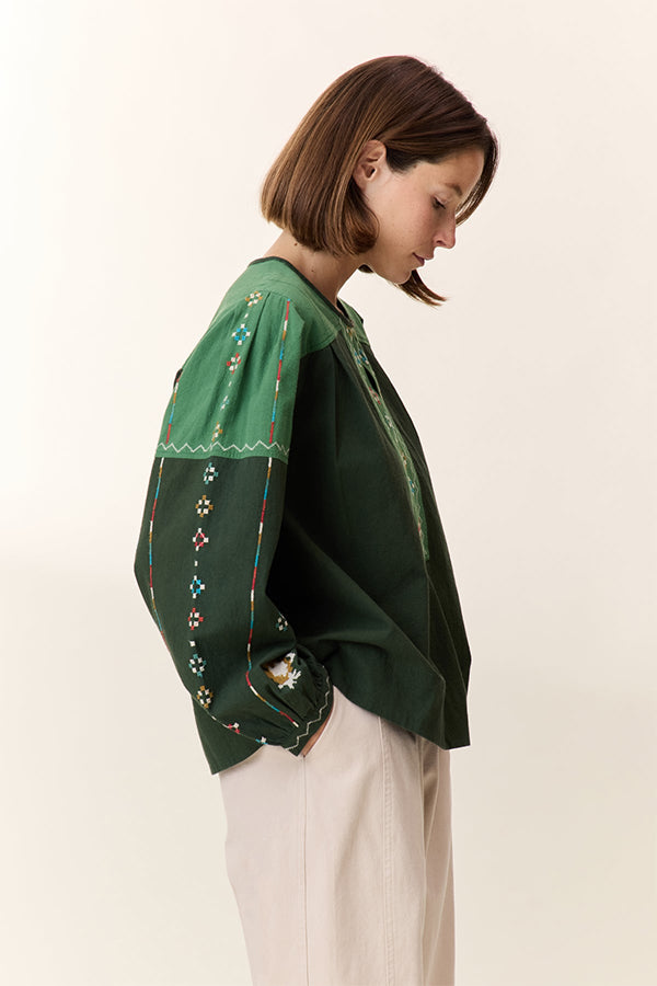CHUKI EMBROIDERED BLOUSE