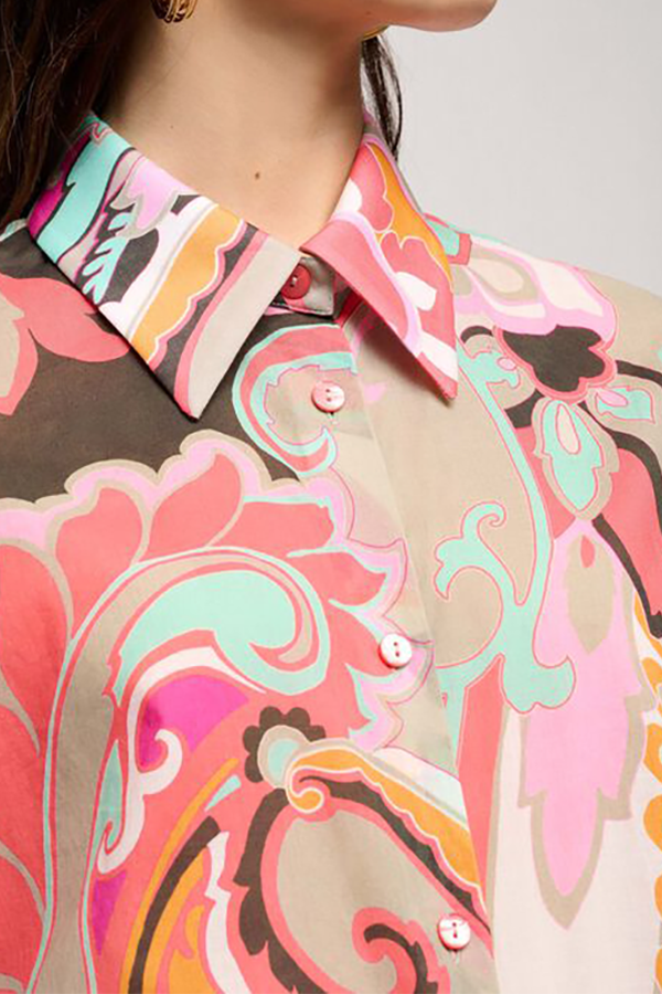 BOREALE MULTICOLOR PAISLEY SHIRT
