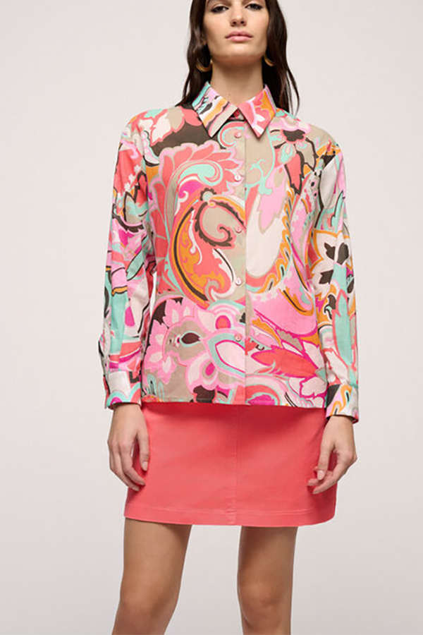 BOREALE MULTICOLOR PAISLEY SHIRT