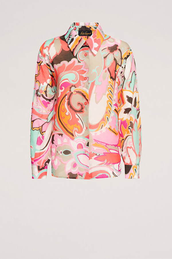 BOREALE MULTICOLOR PAISLEY SHIRT