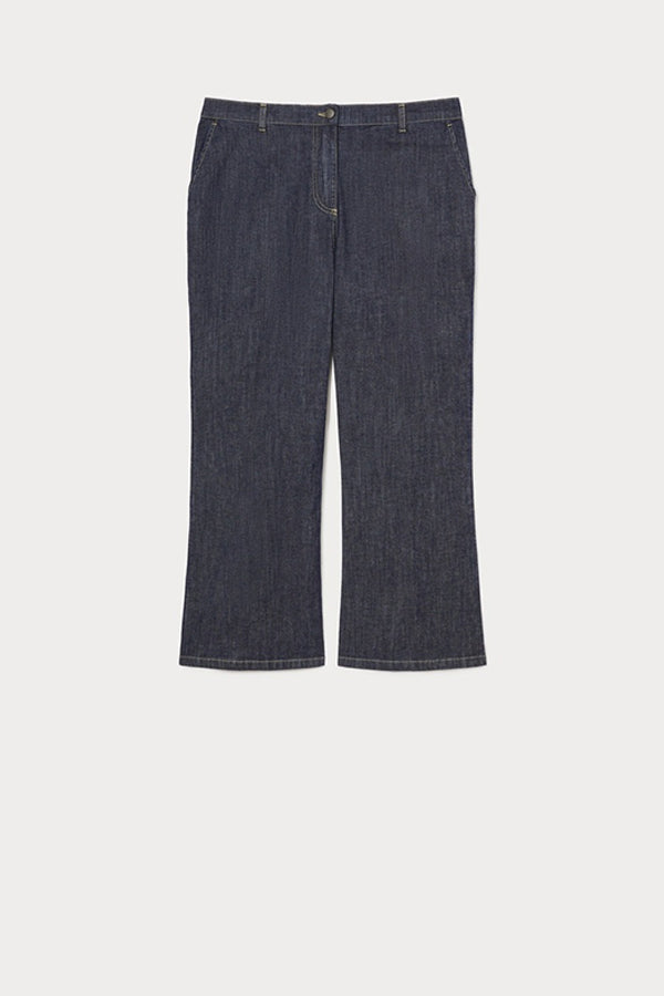 BU STRETCH DENIM CROPPED JEANS