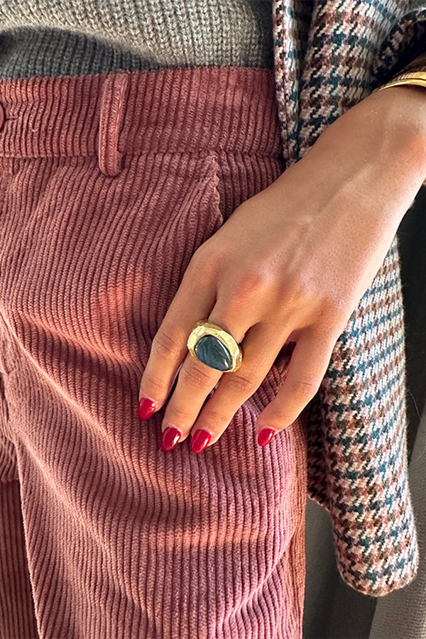 CEDRE LABRADORITE RING