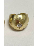 MATTE GOLD CONSTELLATION PINKY RING