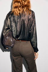 LYLA STRIPED POPLIN SHIRT