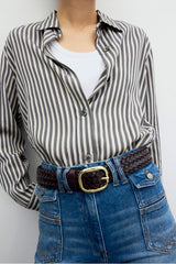 LORIS FLUID STRIPED SHIRT