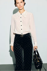 LOREN CREPE LACE BLOUSE