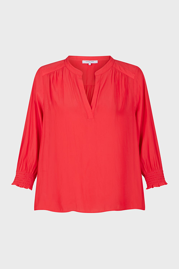 ANGELA CORAL SOFT BLOUSE