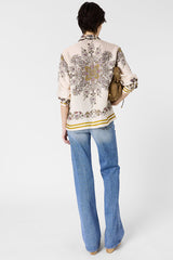 CANNA SCARF PRINT SHIRT