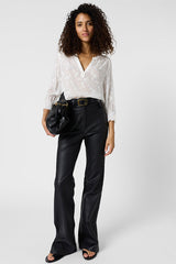 CALLYS FLORAL JACQUARD BLOUSE