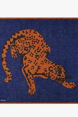 FELINE BLUE 100 SQUARE