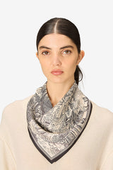 PIRANESI SILK SQUARE SCARF