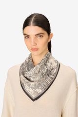 PIRANESI SILK SQUARE SCARF