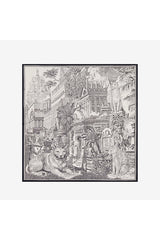 PIRANESI SILK SQUARE SCARF