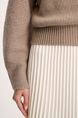 CAIMAN BEIGE LUREX PULLOVER