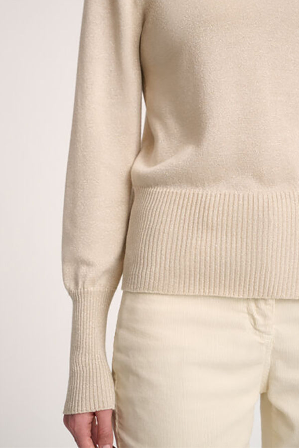 CAMINETTO BEIGE TURTLENECK PULLOVER