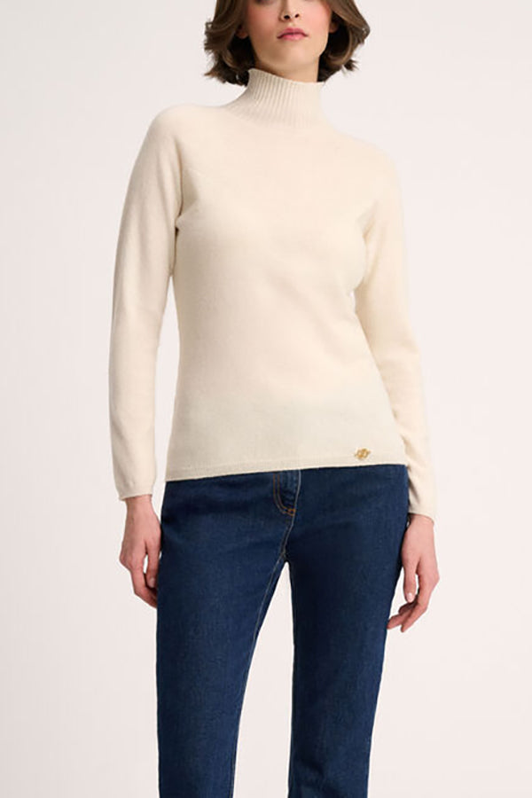 CAMPO MOCK NECK CASHMERE BLEND PULLOVER