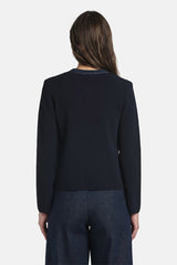 CAPOTRENO BLUE BON-TON CARDIGAN