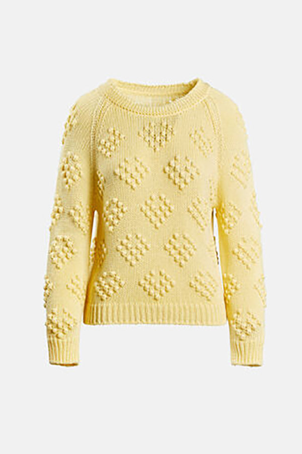 CAPRIOLA TEXTURED COTTON PULLOVER