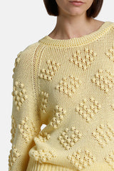 CAPRIOLA TEXTURED COTTON PULLOVER