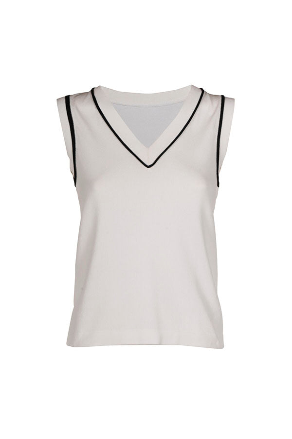 CARDANO CONTRASTED KNIT TOP