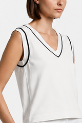 CARDANO CONTRASTED KNIT TOP