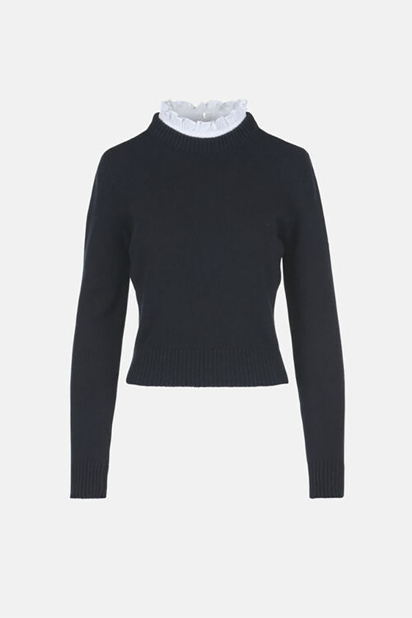 CAREL DETACHABLE COLLAR SWEATER