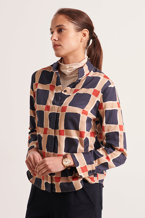 CASTING PRINTED BLOUSE