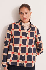 CASTING PRINTED BLOUSE
