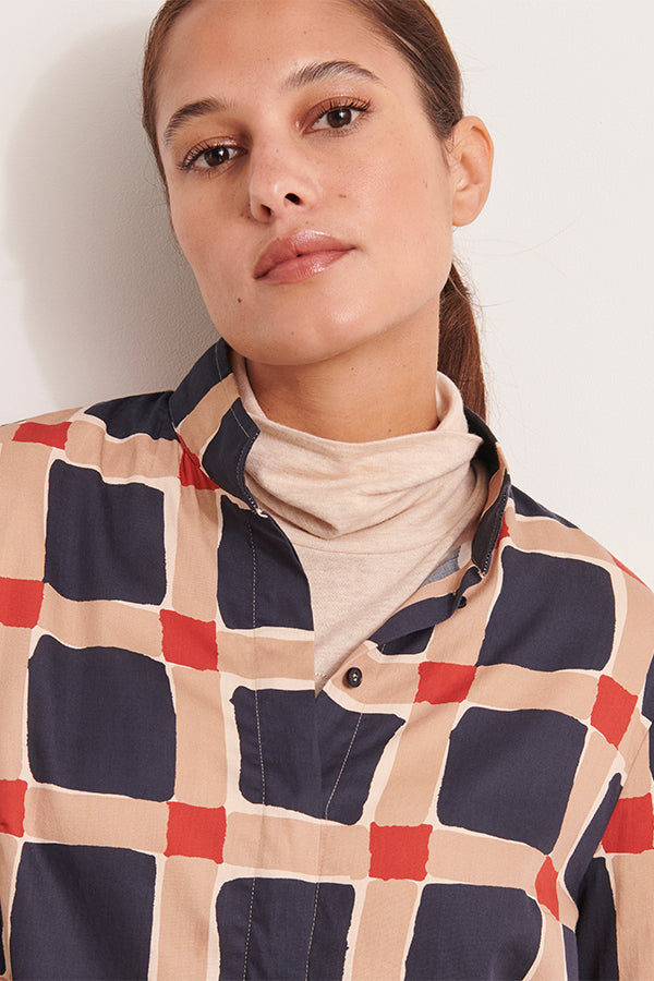 CASTING PRINTED BLOUSE