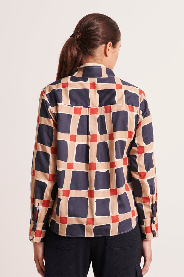 CASTING PRINTED BLOUSE